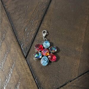 Sabika Multicolored Flower Pendant